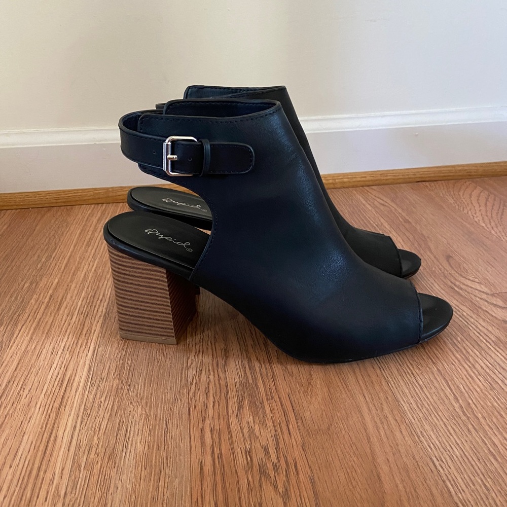Peep Toe Bootie
